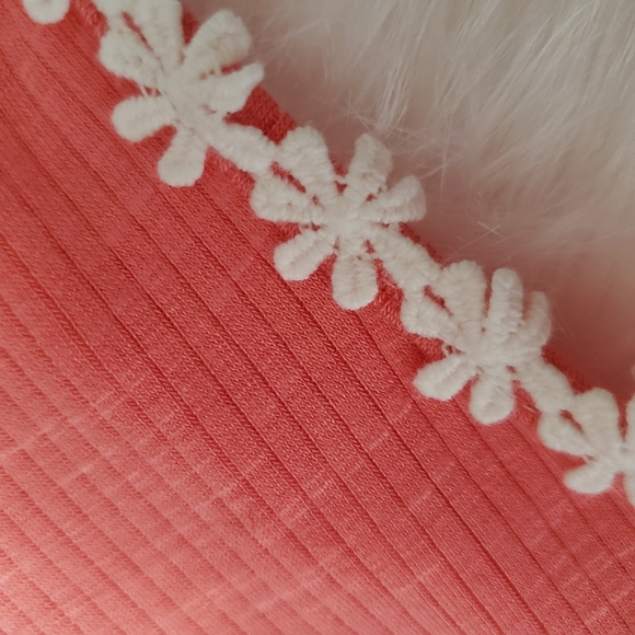 ❤SOLD❤️Anthro Elodie 🌺 Soft Floral Ribbed & Flowy Flowers Tank Slub 🌺 - Picture 9 of 16